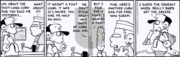FoxTrot on Friday April 28, 2000 Comic Strip