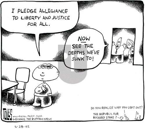 Tom Toles on Friday June 28, 2002 Comic Strip