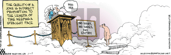 Non Sequitur on Saturday November 17, 2018 Comic Strip
