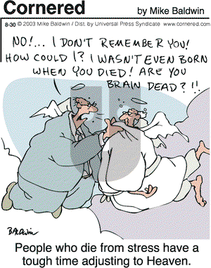 Cornered on Saturday August 30, 2003 Comic Strip
