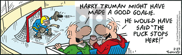 Frank and Ernest on Friday February 23, 2018 Comic Strip