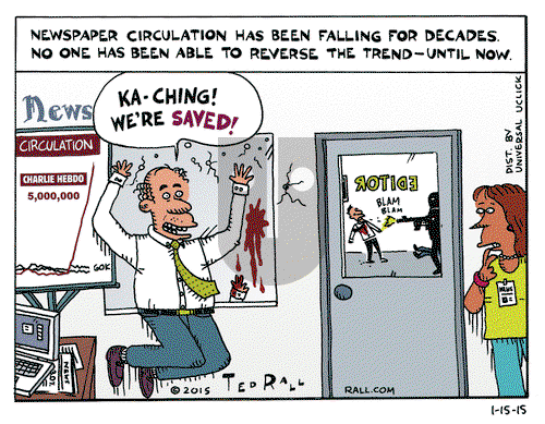Ted Rall on Thursday January 15, 2015 Comic Strip