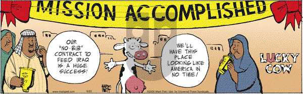 Lucky Cow on Saturday September 23, 2006 Comic Strip