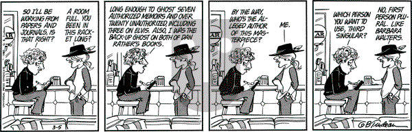 Doonesbury on Wednesday March 5, 1980 Comic Strip