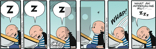 Nancy on Thursday April 21, 2016 Comic Strip