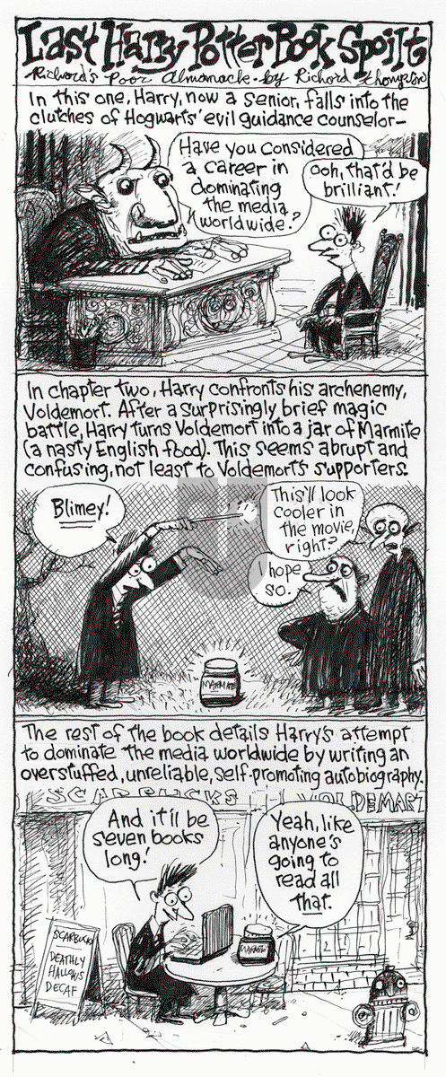 Richard's Poor Almanac on Friday April 18, 2025 Comic Strip