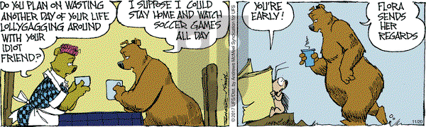 The Grizzwells on Monday November 20, 2017 Comic Strip