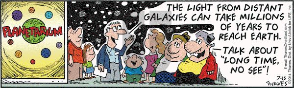 Frank and Ernest on Tuesday July 15, 2014 Comic Strip