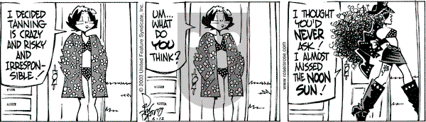 Rose is Rose on Thursday June 12, 2003 Comic Strip