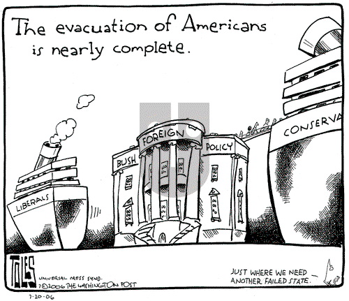 Tom Toles on Thursday July 20, 2006 Comic Strip