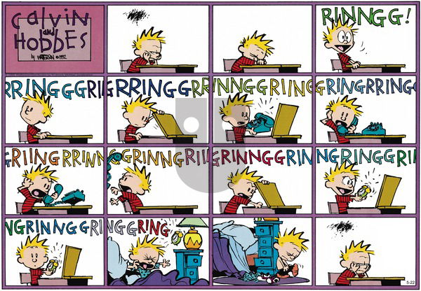 Calvin and Hobbes - Sunday May 22, 2022 Comic Strip