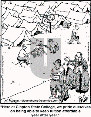 Close to Home - Tuesday December 16, 2003 Comic Strip