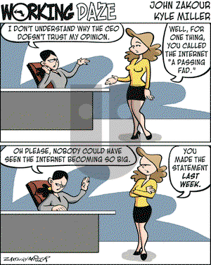 Working Daze on Friday April 25, 2008 Comic Strip