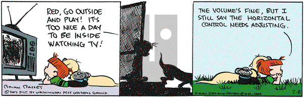 Red and Rover on Monday July 8, 2002 Comic Strip