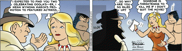Alley Oop on Friday October 24, 2014 Comic Strip