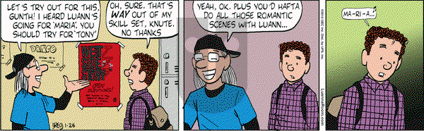 Luann on Tuesday January 26, 2010 Comic Strip