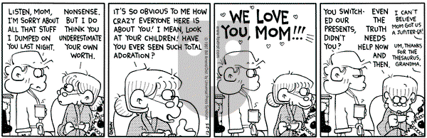 FoxTrot on Thursday December 25, 1997 Comic Strip