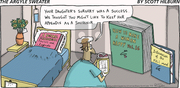 The Argyle Sweater on Sunday January 4, 2009 Comic Strip