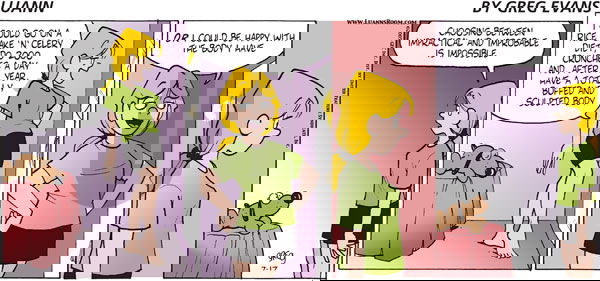 Luann on Sunday July 17, 2005 Comic Strip