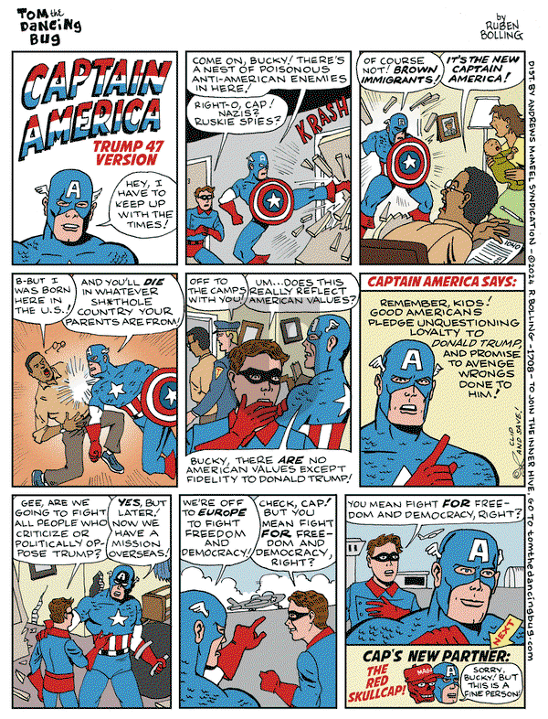 Tom the Dancing Bug on Friday October 25, 2024 Comic Strip