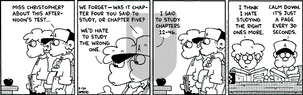 FoxTrot on Tuesday February 20, 2001 Comic Strip