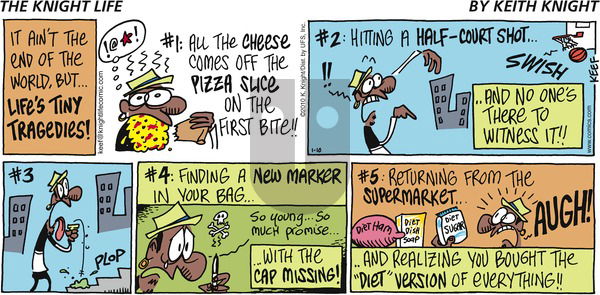 The Knight Life on Sunday January 10, 2010 Comic Strip