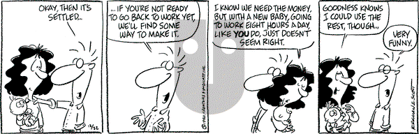 Baby Blues on Saturday December 22, 1990 Comic Strip