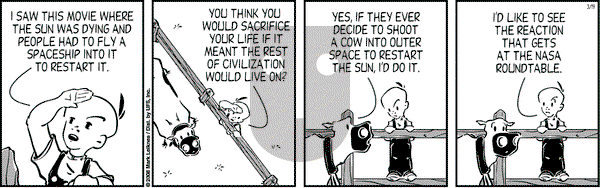 Cow and Boy Classics on Wednesday March 19, 2008 Comic Strip