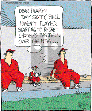 In the Bleachers - Friday June 12, 2009 Comic Strip