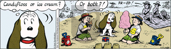 Fred Basset on Tuesday August 29, 2017 Comic Strip