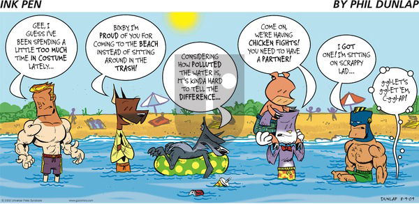 Ink Pen on Sunday August 9, 2009 Comic Strip
