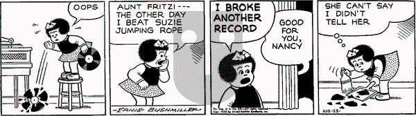 Nancy Classics on Friday August 28, 2015 Comic Strip