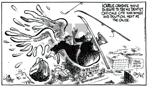 Pat Oliphant on Friday May 10, 1991 Comic Strip