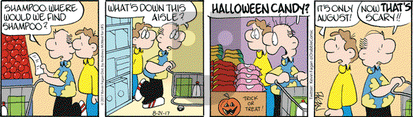 Drabble on Thursday August 24, 2017 Comic Strip