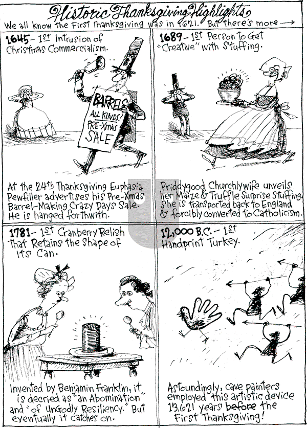 Richard's Poor Almanac - Thursday December 8, 2011 Comic Strip