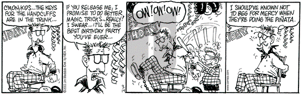 Monty on Saturday September 14, 2002 Comic Strip