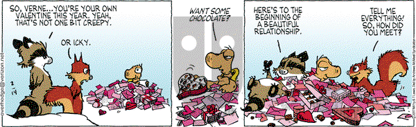 Over the Hedge on Tuesday February 14, 2017 Comic Strip