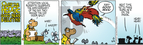 Over the Hedge on Thursday August 22, 2019 Comic Strip