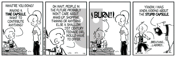 Cow and Boy Classics on Wednesday July 18, 2007 Comic Strip