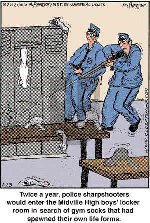 Close to Home on Wednesday January 25, 2012 Comic Strip