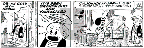 Nancy on Monday May 24, 2004 Comic Strip