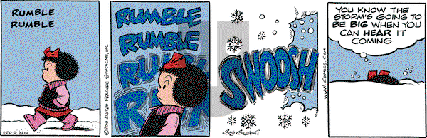 Nancy on Monday December 6, 2010 Comic Strip