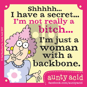 Aunty Acid on Tuesday November 14, 2017 Comic Strip