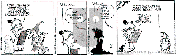 Over the Hedge on Wednesday October 29, 2003 Comic Strip