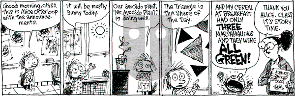 Cul de Sac on Tuesday September 25, 2012 Comic Strip