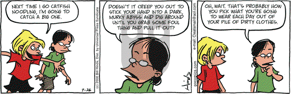 Cleats on Saturday July 26, 2008 Comic Strip