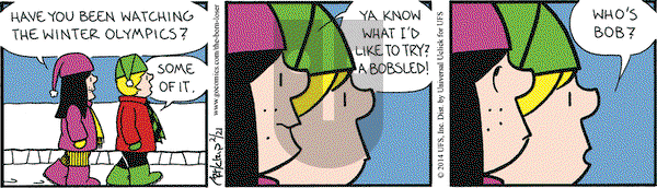The Born Loser on Friday February 21, 2014 Comic Strip