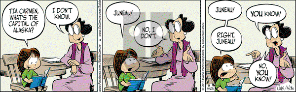 Baldo on Saturday April 23, 2016 Comic Strip