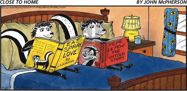 Close to Home on Sunday April 21, 2024 Comic Strip