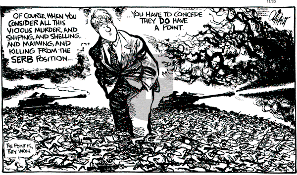 Pat Oliphant - Wednesday November 30, 1994 Comic Strip